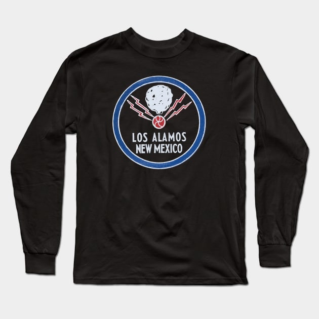 Manhattan Project Los Alamos, New Mexico Nuclear WW2 Long Sleeve T-Shirt by Distant War